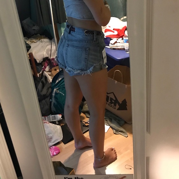 Free people jean short shorts - Picture 4 of 4